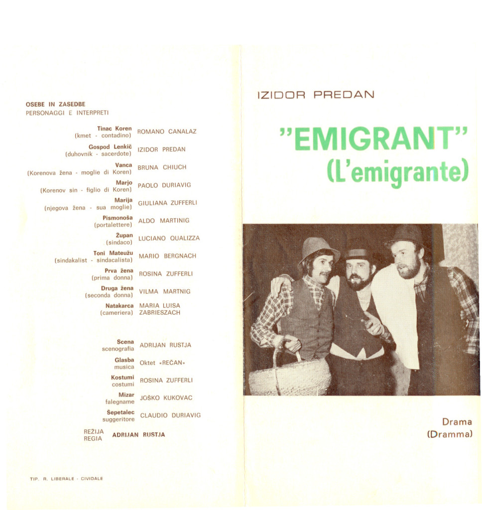 1977 - Emigrant - Vabilo 1